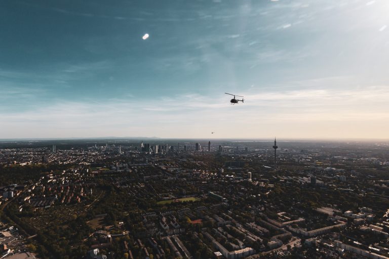Hubschrauber über Berlin